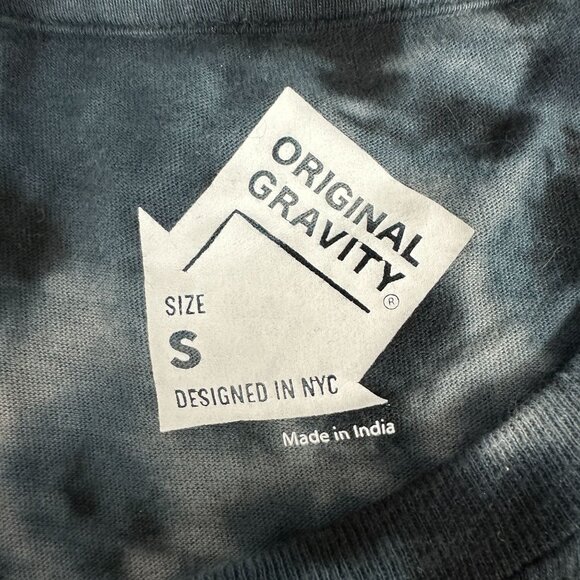 Original Gravity Graphic Tie-Dye Cropped T-Shirt Size S - Picture 4 of 4